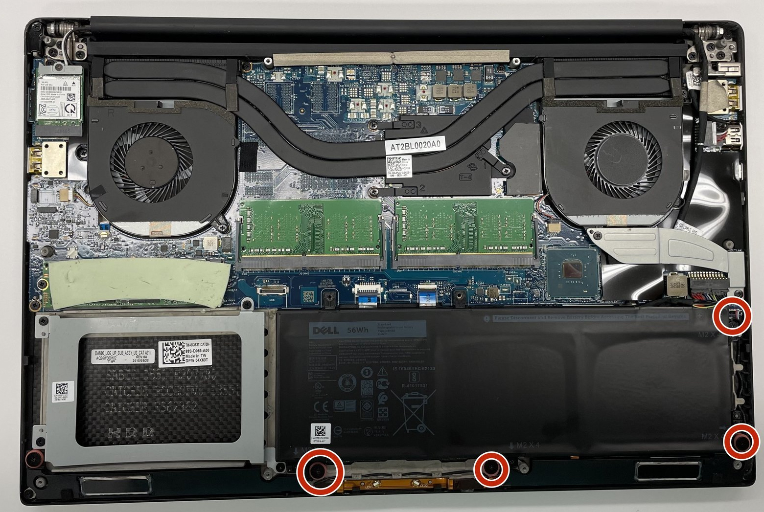 How to replace and fix DELL XPS15 9550 9560 9570 Speaker 0TX47W (XPS 15 9570)